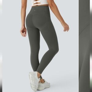 HALARA Green Ultrasculpt Butt Lift 7/8 Leggings Tummy Control